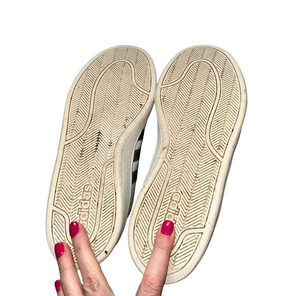 ADIDAS Cloudfoam Advantage Women's Size 7‎ White/Silver Shoes Art-AQ0528 - Picture 10 of 12